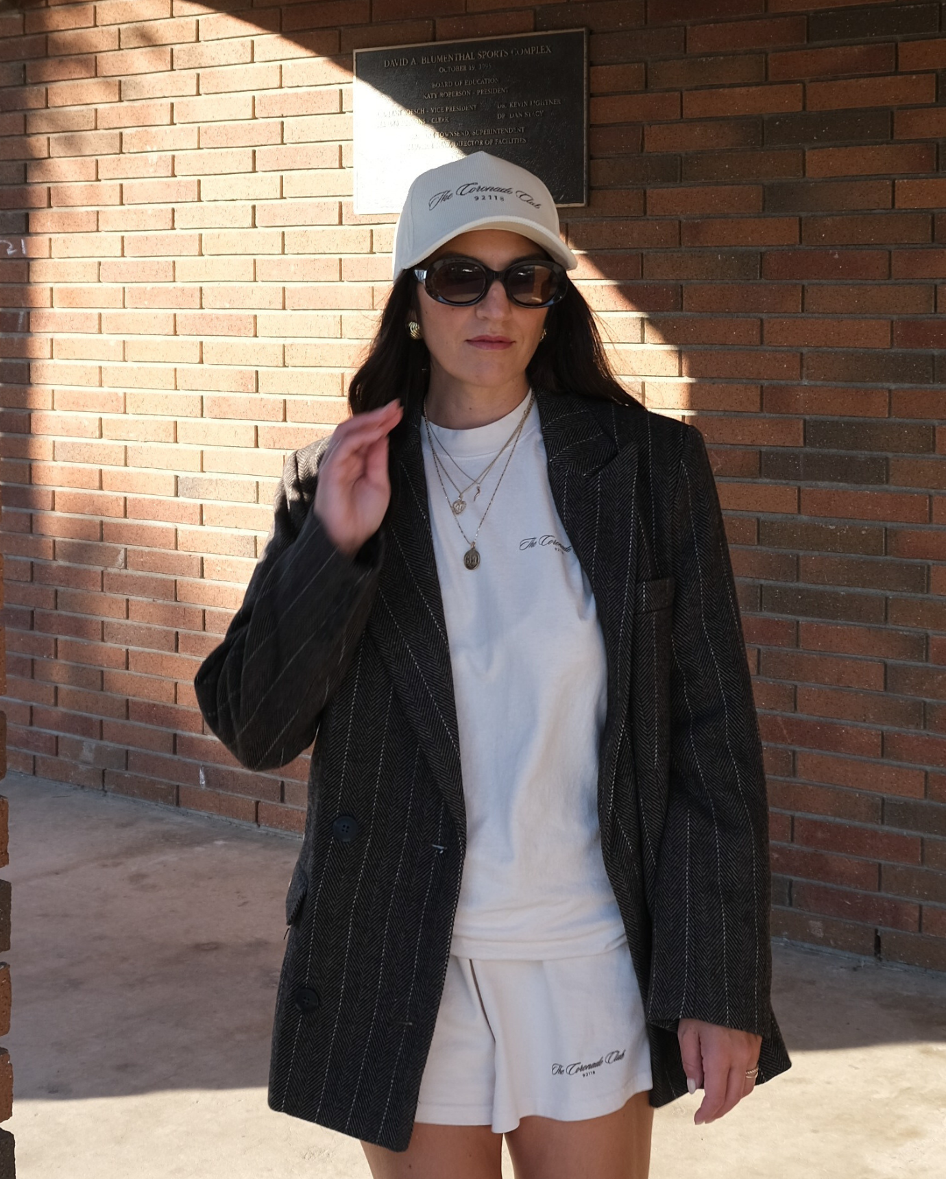 the club member hat - cream